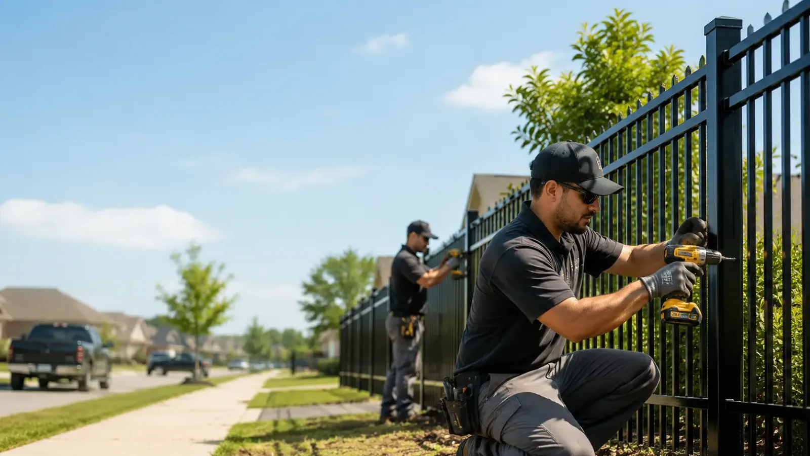 Metal Fence Installation in Mccrory, AR